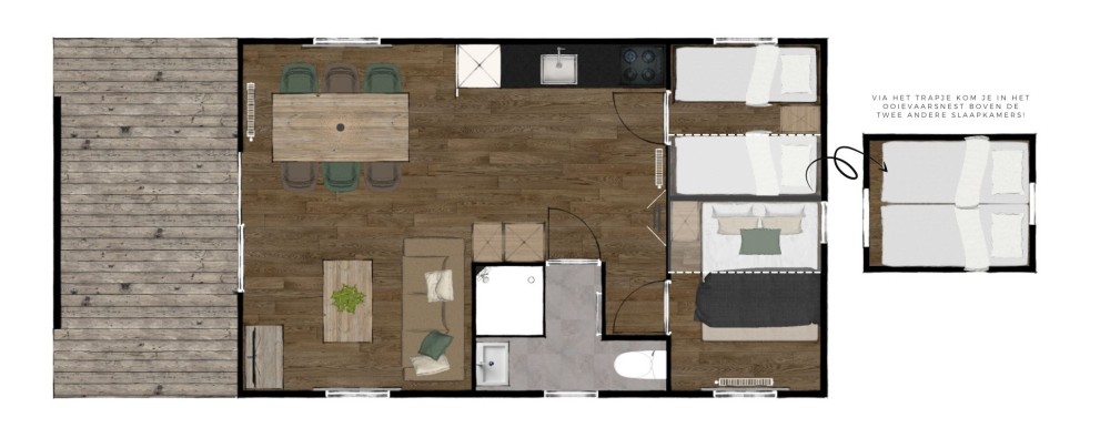 Zwinlodge 6 personen