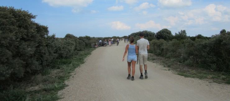 Wandelen in de duinen
